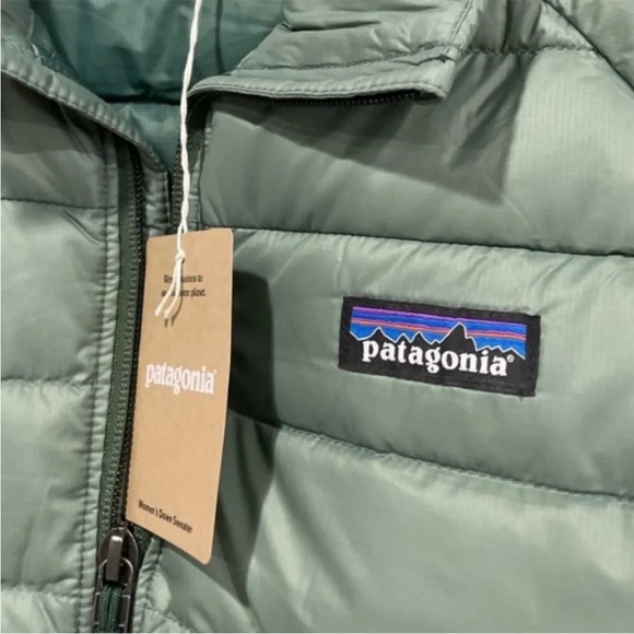 Patagonia Women’s XL Down Sweater Puffer Jacket Green NWT Puff 3 - Picture 3 of 14